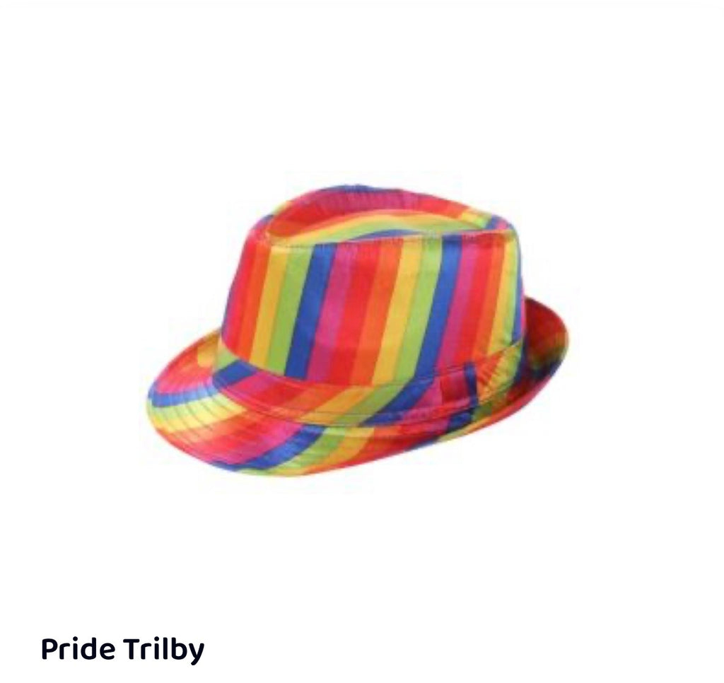 Rainbow Pride Trilby Hat