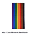 8 Colour Inclusive Pride Microfibre Towel