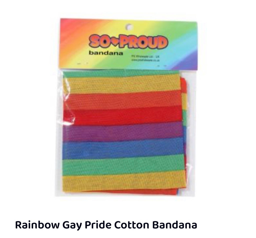 Rainbow Gay Pride Cotton Bandana