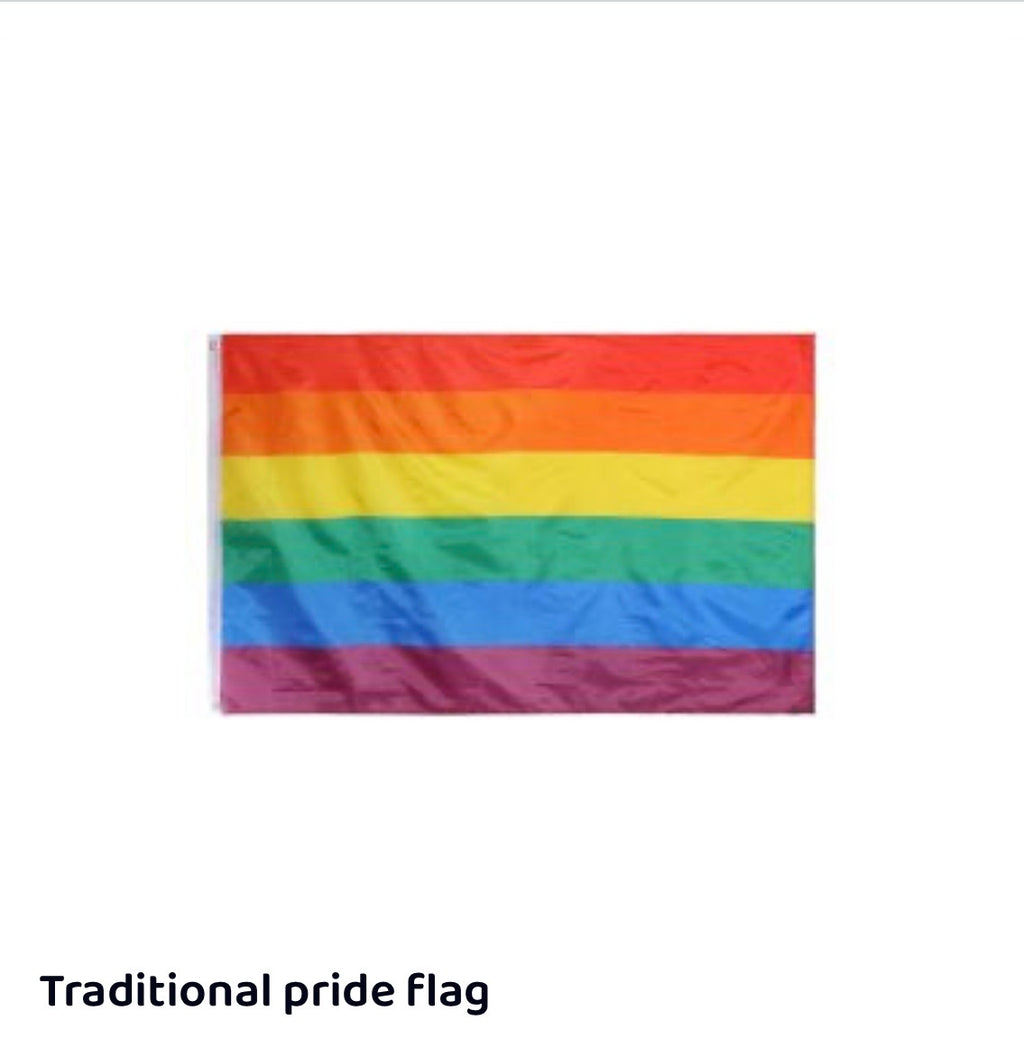 Traditional Rainbow Pride Flag
