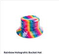 Rainbow Holographic Bucket Hat