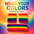 Gay Pride Head And Wrist Band Set