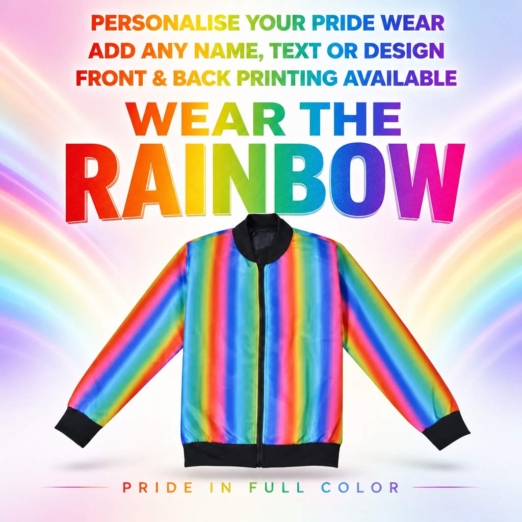 Rainbow Bomber Jacket