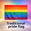 Traditional Rainbow Pride Flag