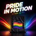 Pride Flag Drawstring Bag