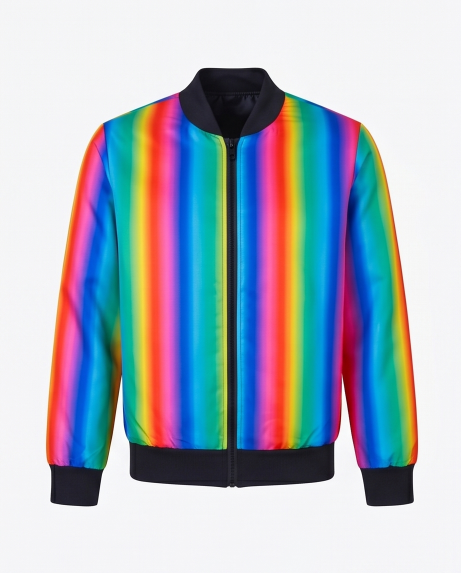 Rainbow Bomber Jacket