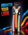 Pansexual Pride Braces / Suspenders