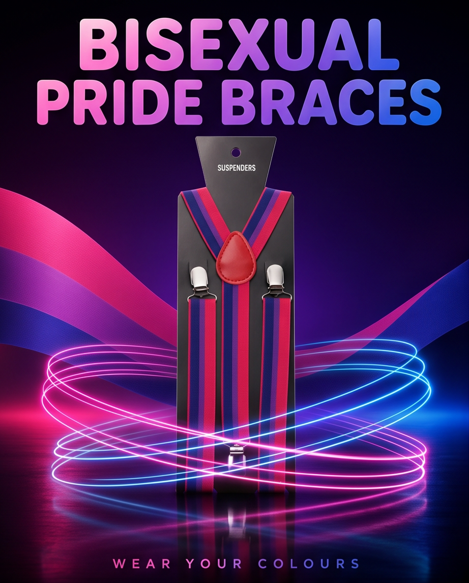 Bisexual Pride Braces / Suspenders