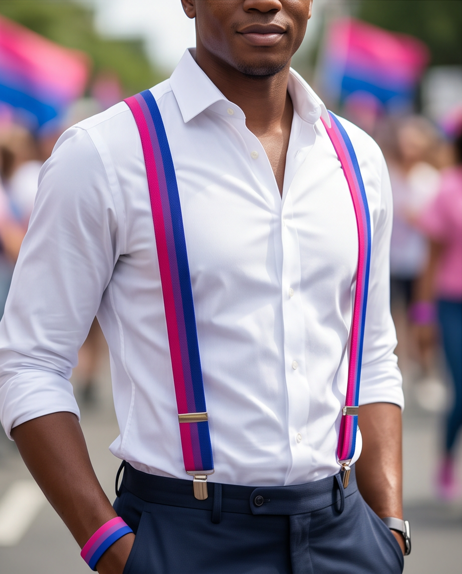 Bisexual Pride Braces / Suspenders