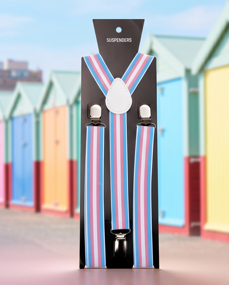 Transgender Pride Braces / Suspenders