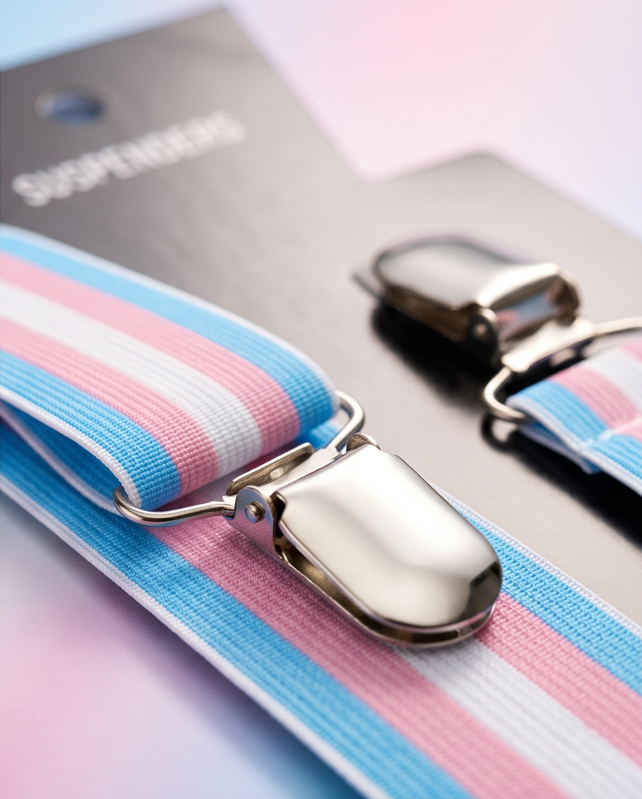 Transgender Pride Braces / Suspenders