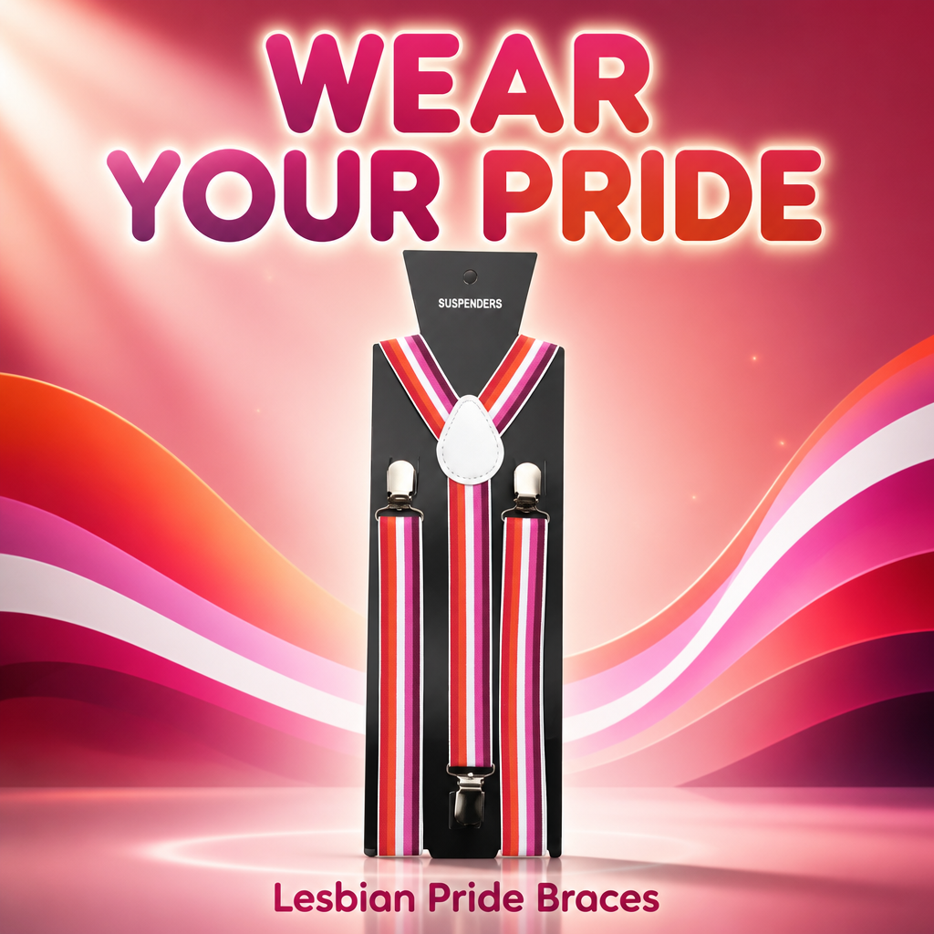 Lesbian Pride Braces / Suspenders