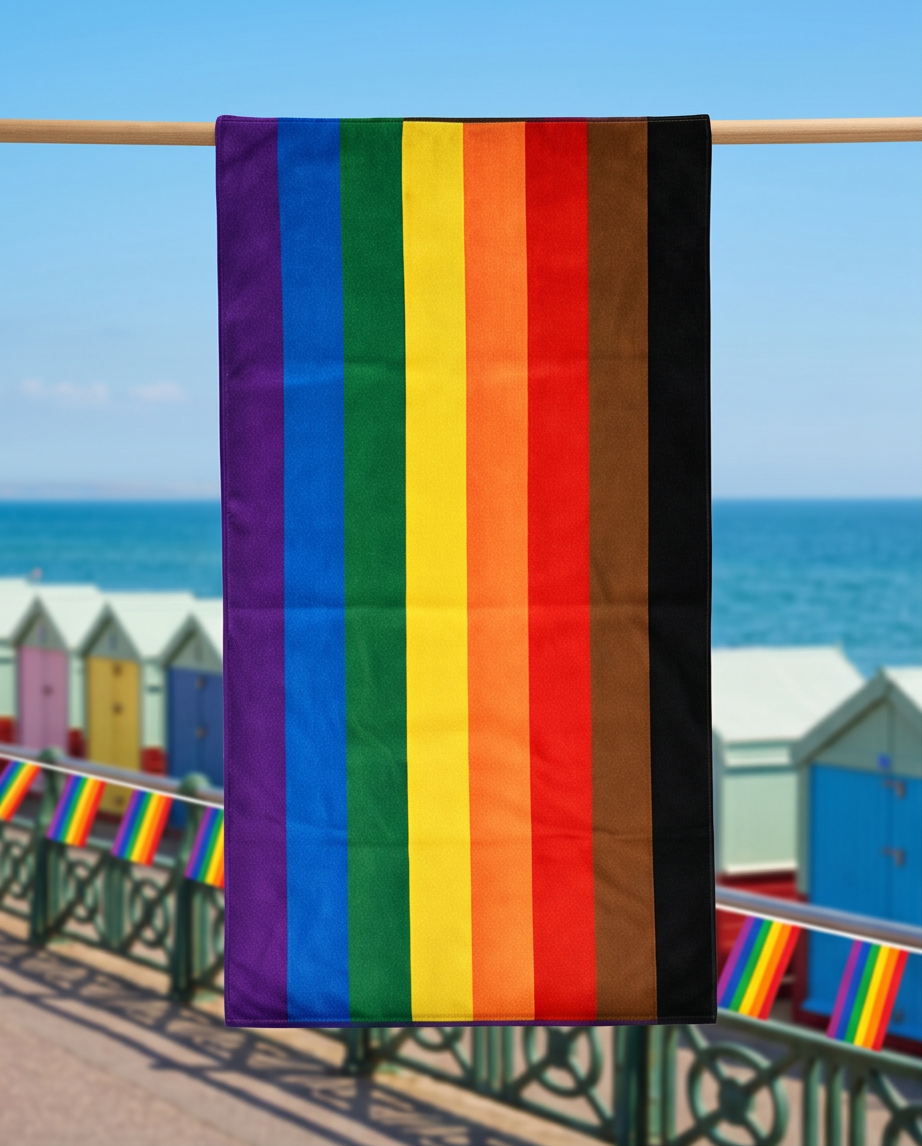 8 Colour Inclusive Pride Microfibre Towel