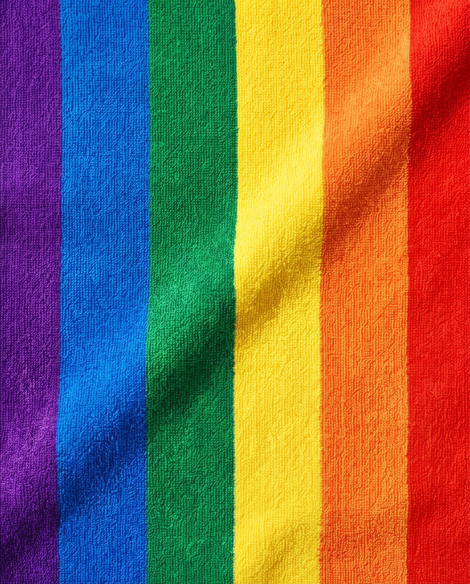 8 Colour Inclusive Pride Microfibre Towel
