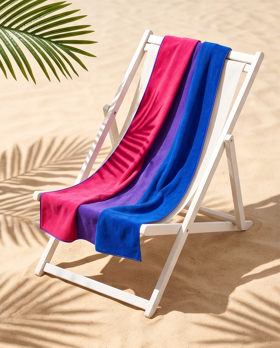 Bisexual Pride Microfibre Beach Towel