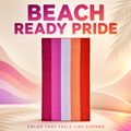 Lesbian Pride Microfibre Beach Towel