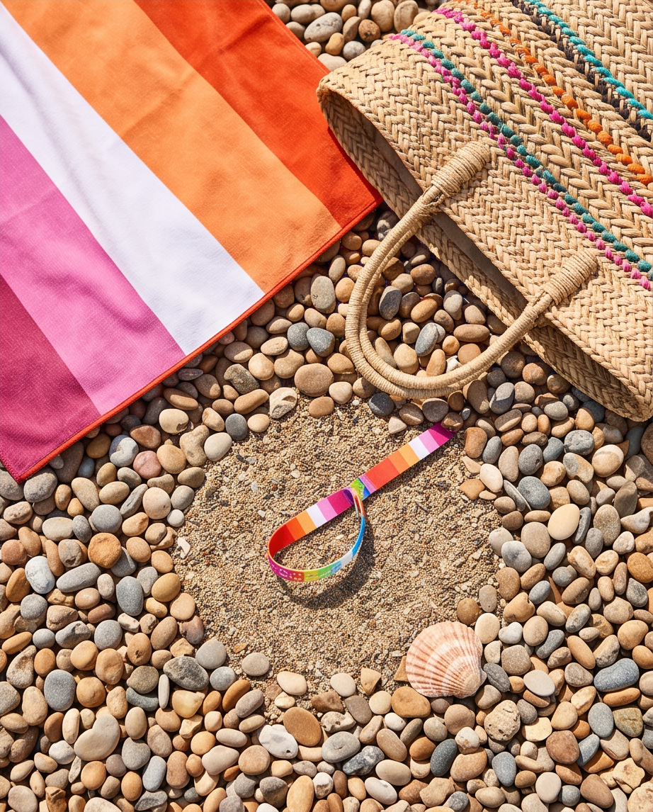 Lesbian Pride Microfibre Beach Towel